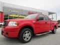 Bright Red 2008 Ford F150 STX SuperCab
