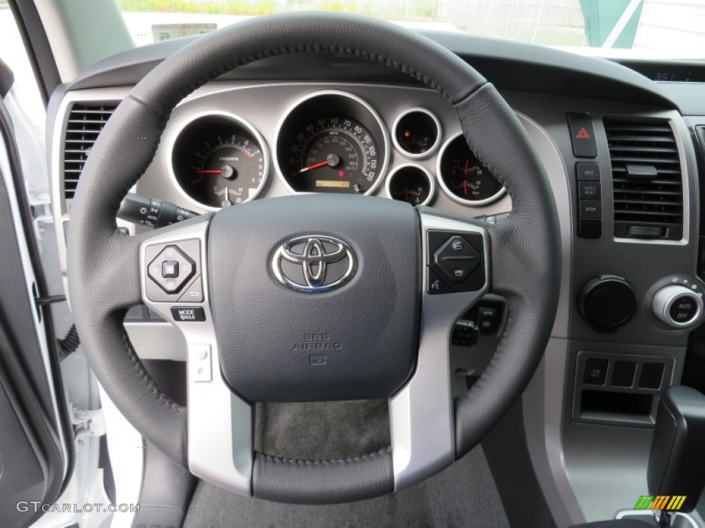 2014 Toyota Sequoia SR5 Graphite Steering Wheel Photo #86959903