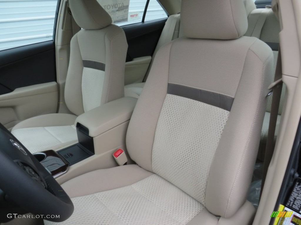 2014 Camry XLE - Attitude Black Metallic / Ivory photo #26