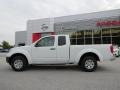 2013 Glacier White Nissan Frontier S King Cab  photo #2