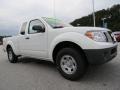 2013 Glacier White Nissan Frontier S King Cab  photo #7