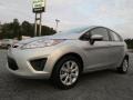 Ingot Silver Metallic - Fiesta SE Hatchback Photo No. 3