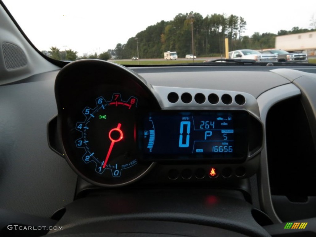 2012 Sonic LT Sedan - Silver Ice Metallic / Jet Black/Dark Titanium photo #20