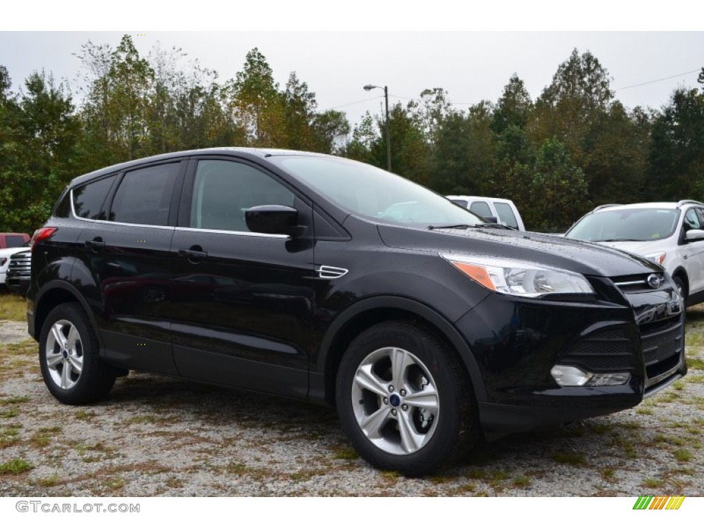 2014 Escape SE 1.6L EcoBoost - Tuxedo Black / Medium Light Stone photo #1