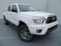 2014 Super White Toyota Tacoma TSS V6 Prerunner Double Cab  photo #1