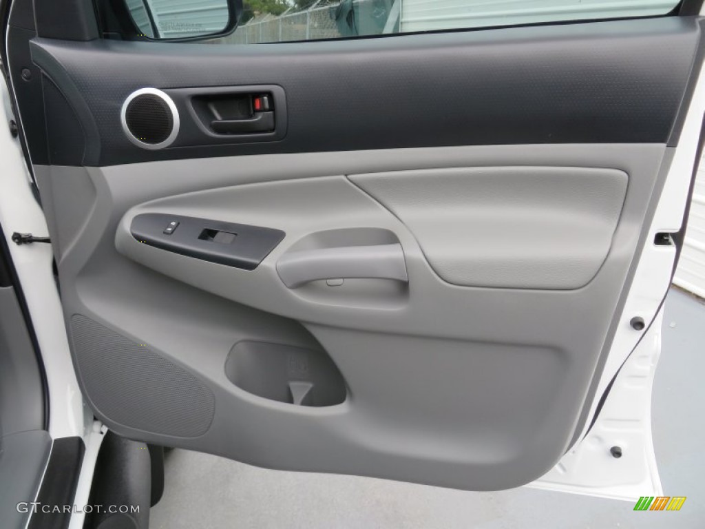 2014 Toyota Tacoma TSS V6 Prerunner Double Cab Graphite Door Panel Photo #86964013