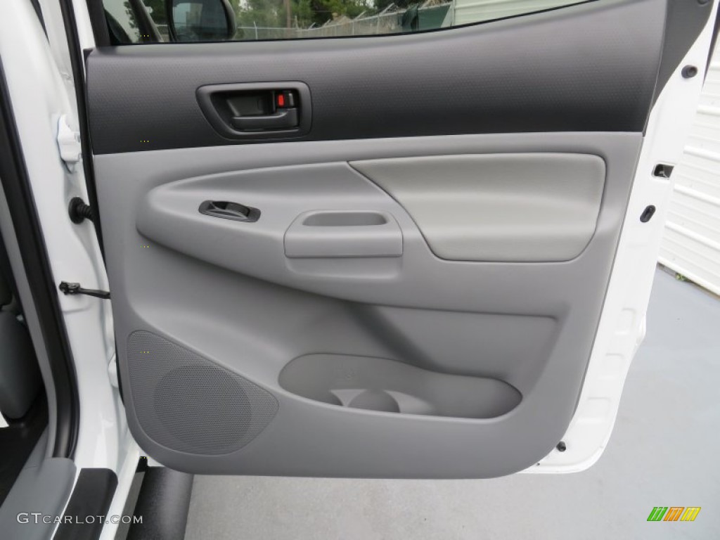 2014 Toyota Tacoma TSS V6 Prerunner Double Cab Graphite Door Panel Photo #86964085