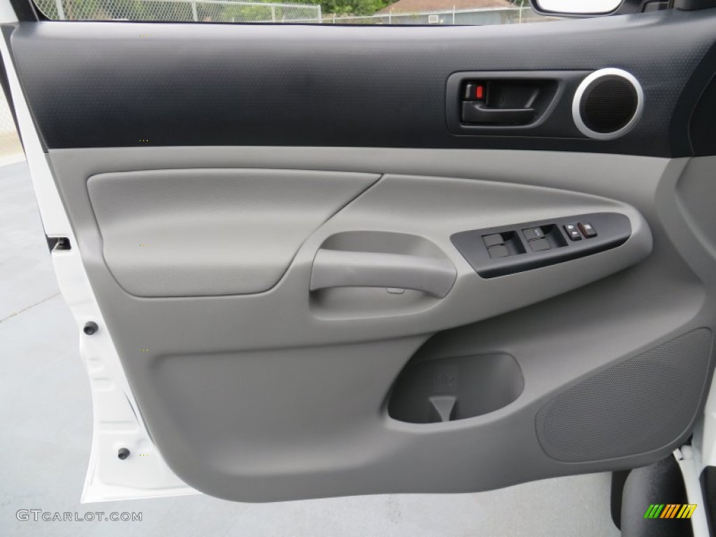 2014 Toyota Tacoma TSS V6 Prerunner Double Cab Graphite Door Panel Photo #86964139