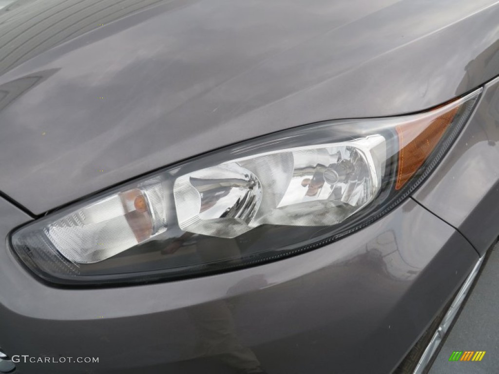 2014 Fiesta SE Hatchback - Storm Gray / Charcoal Black photo #9