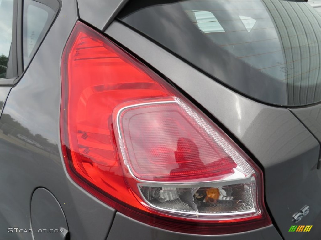 2014 Fiesta SE Hatchback - Storm Gray / Charcoal Black photo #14