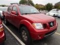 2012 Lava Red Nissan Frontier S Crew Cab 4x4  photo #1