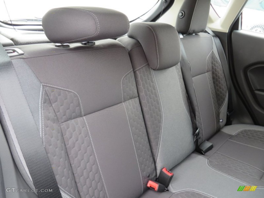 2014 Fiesta SE Hatchback - Storm Gray / Charcoal Black photo #22
