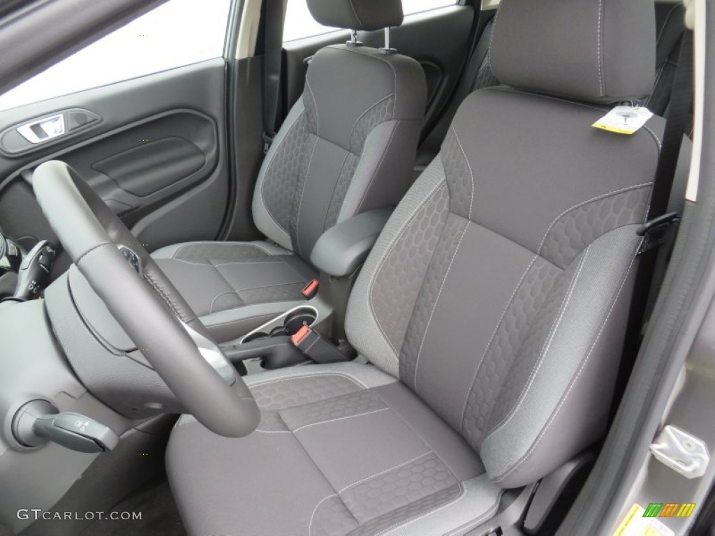 2014 Fiesta SE Hatchback - Storm Gray / Charcoal Black photo #26