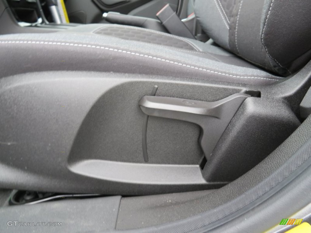 2014 Fiesta SE Hatchback - Storm Gray / Charcoal Black photo #27