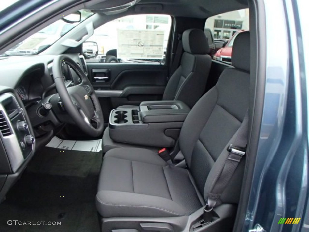 Jet Black Interior 2014 Chevrolet Silverado 1500 LT Regular Cab 4x4 Photo #86965279