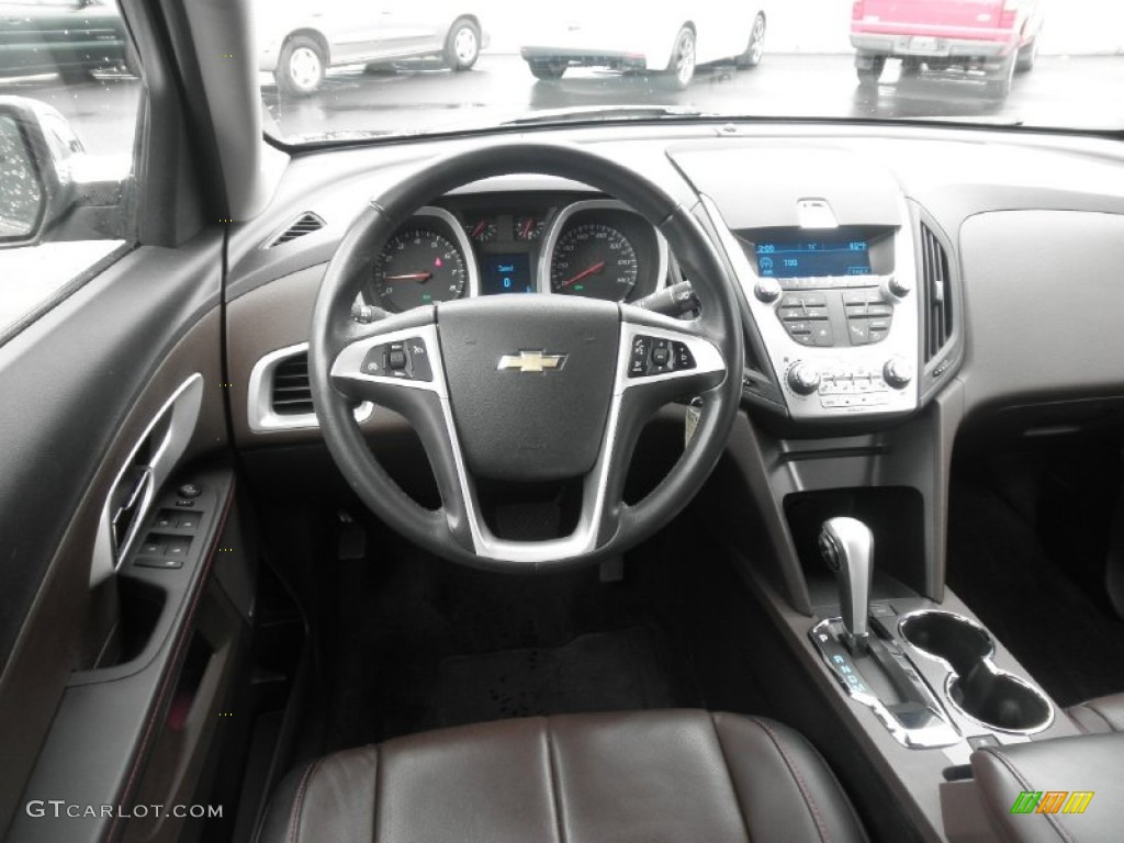 2010 Equinox LTZ - Mocha Steel Metallic / Jet Black/Brownstone photo #20