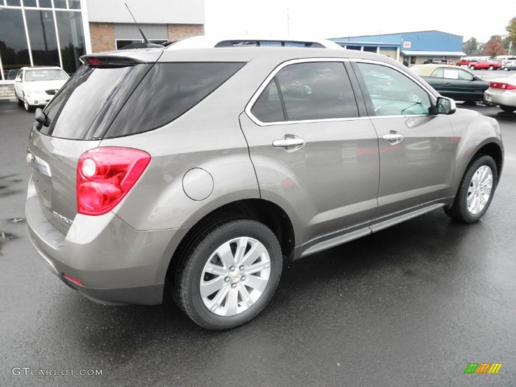 2010 Equinox LTZ - Mocha Steel Metallic / Jet Black/Brownstone photo #32