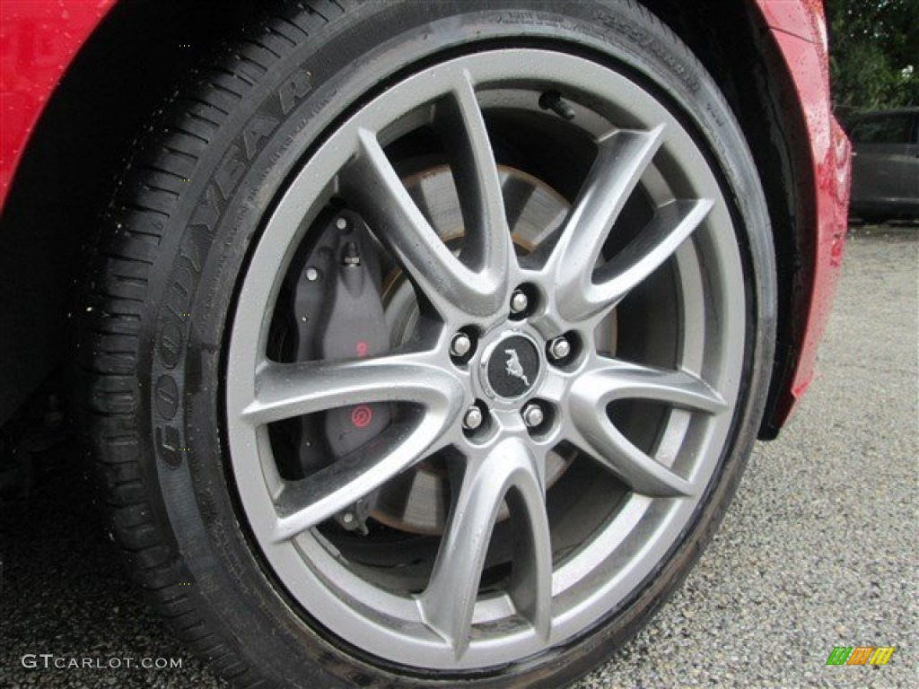 2013 Mustang GT Premium Coupe - Red Candy Metallic / Charcoal Black photo #4