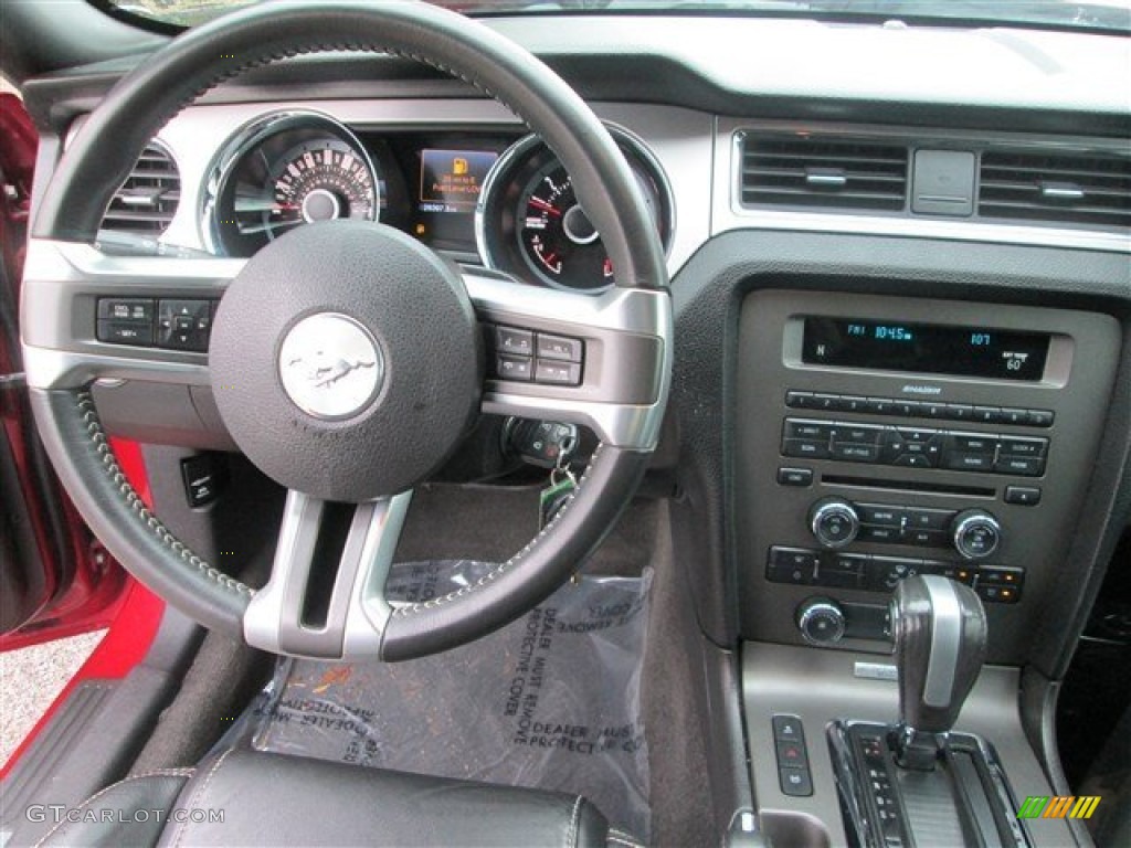 2013 Mustang GT Premium Coupe - Red Candy Metallic / Charcoal Black photo #9