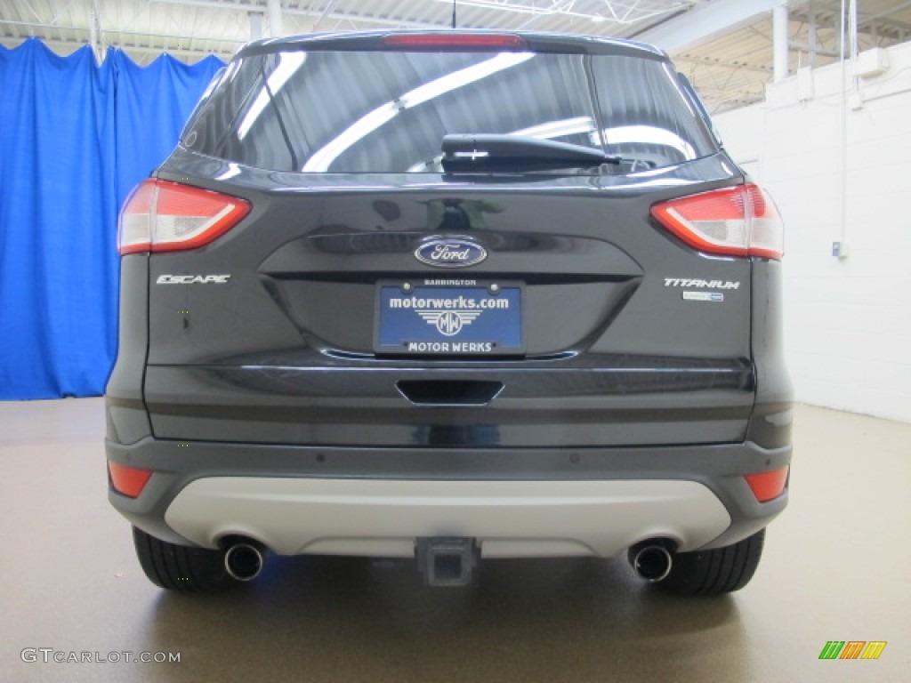 2013 Escape Titanium 2.0L EcoBoost 4WD - Tuxedo Black Metallic / Charcoal Black photo #8