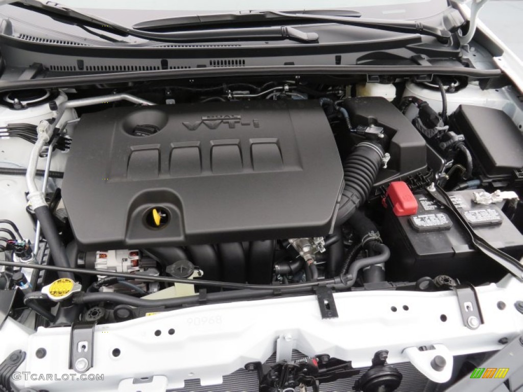 2014 Corolla S - Super White / Amber photo #16