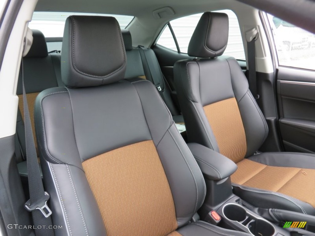 2014 Corolla S - Super White / Amber photo #19