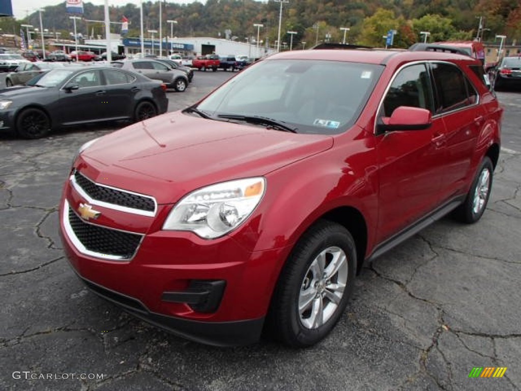 2014 Equinox LT AWD - Crystal Red Tintcoat / Light Titanium/Jet Black photo #4