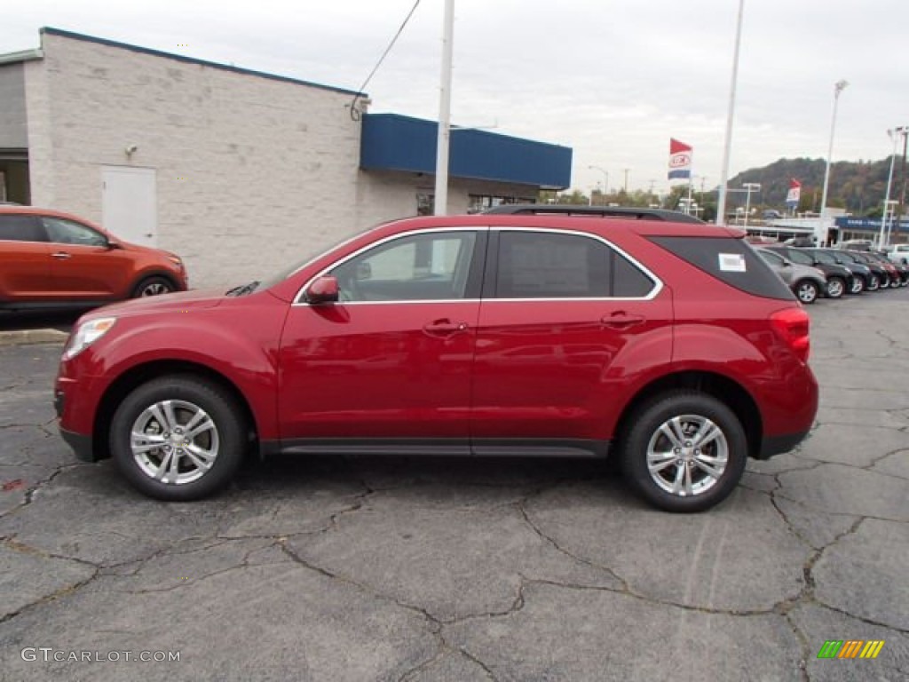 2014 Equinox LT AWD - Crystal Red Tintcoat / Light Titanium/Jet Black photo #5