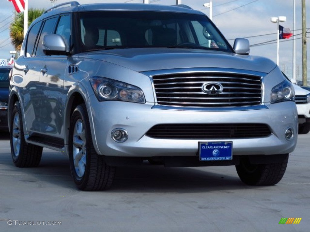 2011 QX 56 - Liquid Platinum / Graphite photo #1