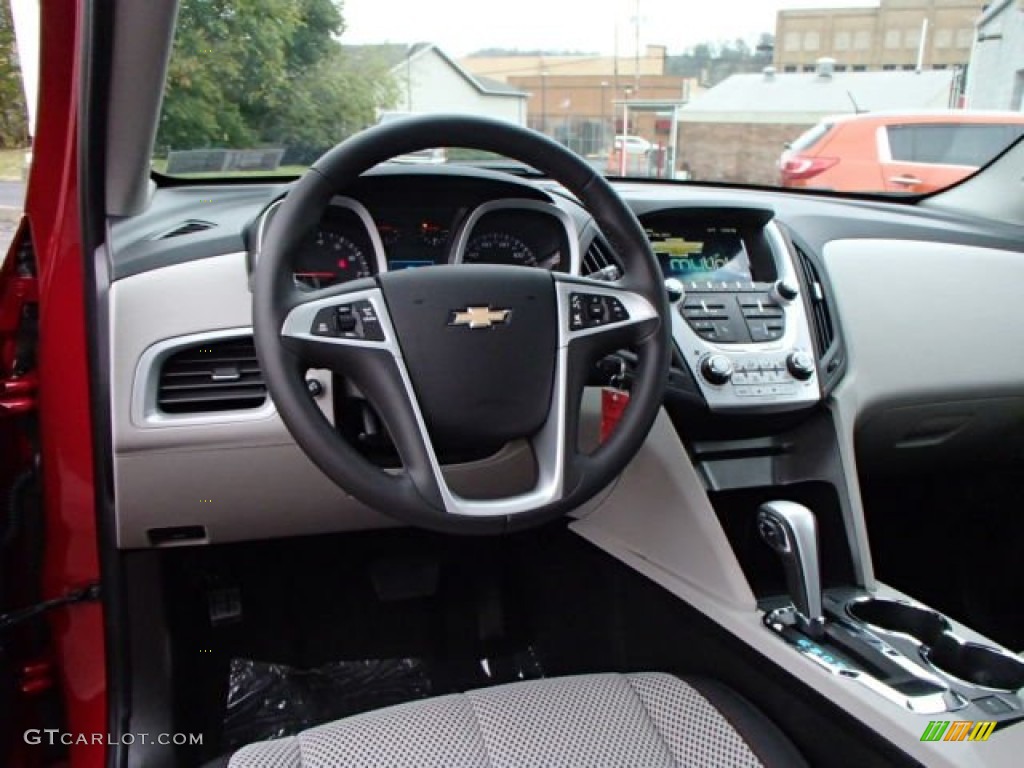 2014 Equinox LT AWD - Crystal Red Tintcoat / Light Titanium/Jet Black photo #12