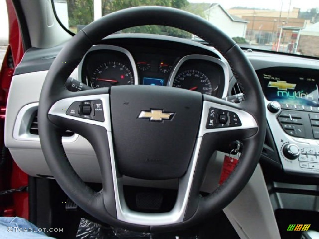 2014 Equinox LT AWD - Crystal Red Tintcoat / Light Titanium/Jet Black photo #18