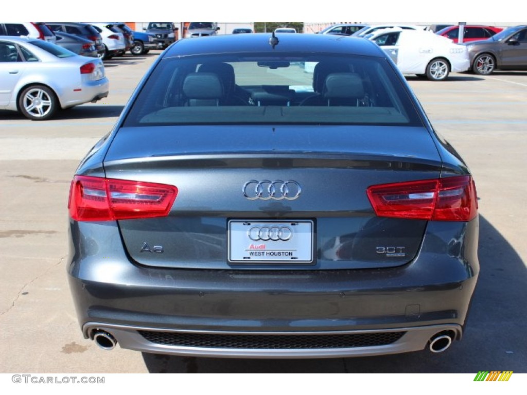 2014 A6 3.0T quattro Sedan - Daytona Grey Pearl Effect / Black photo #6