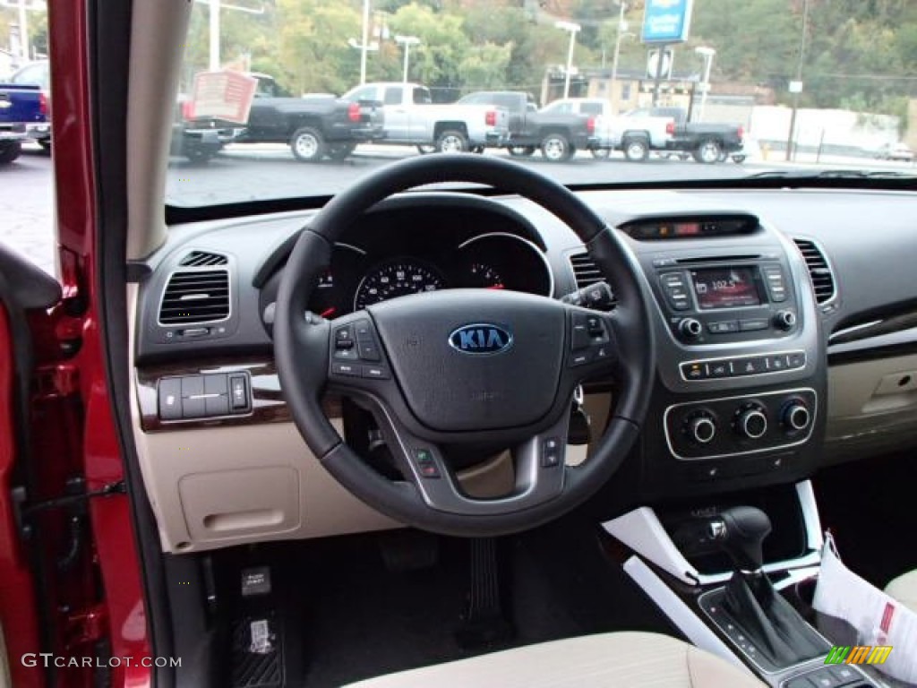 2014 Kia Sorento LX Black Dashboard Photo #86969428