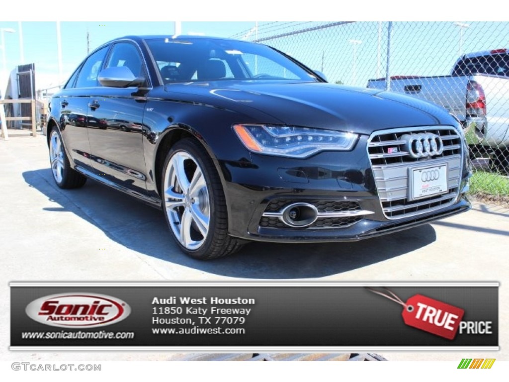 2014 S6 Prestige quattro Sedan - Phantom Black Pearl / Black Valcona photo #1