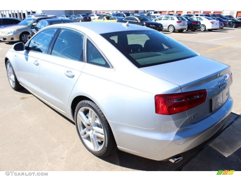 2014 A6 3.0T quattro Sedan - Ice Silver Metallic / Black photo #5