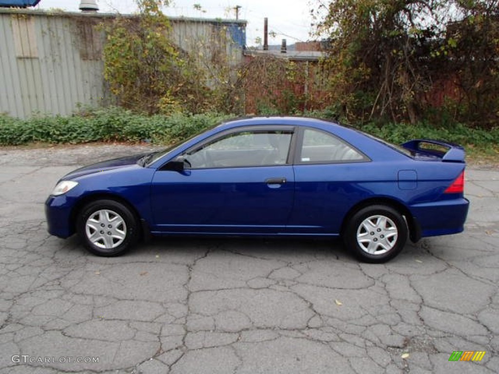 Fiji Blue Pearl 2004 Honda Civic Value Package Coupe Exterior Photo #86970498
