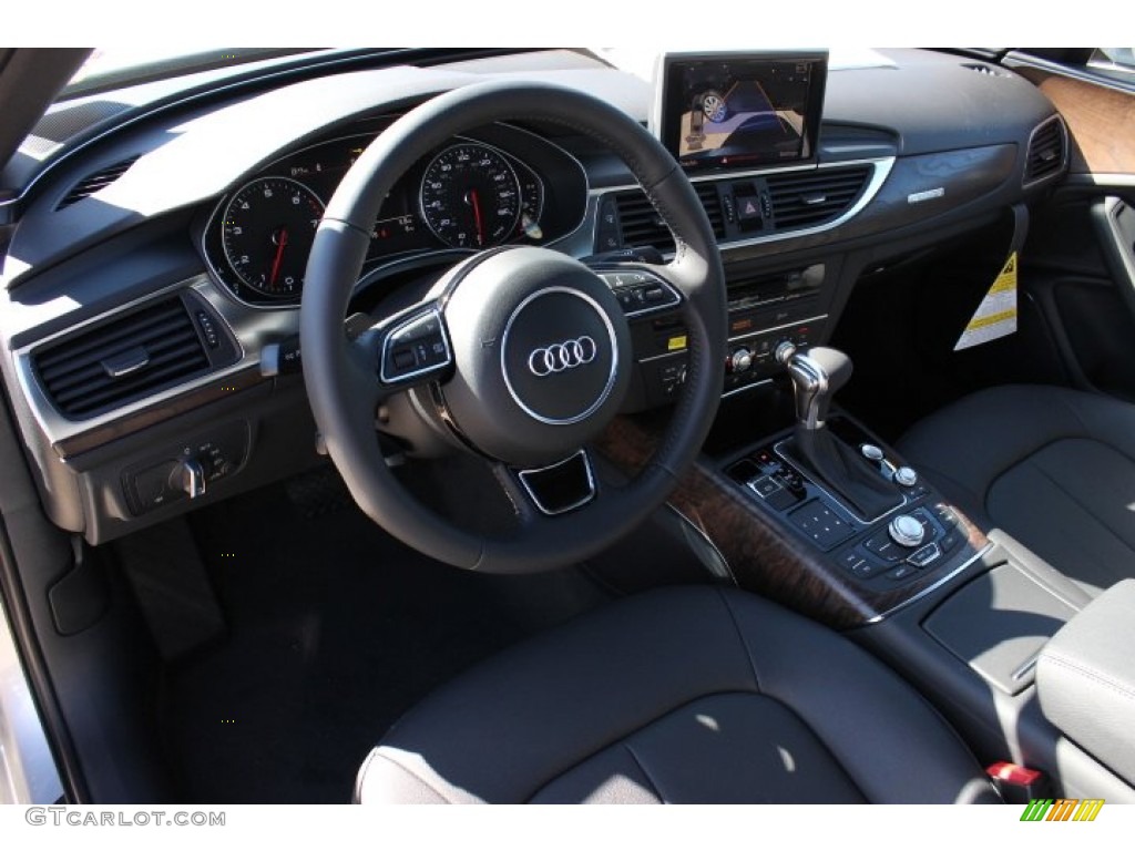 2014 A6 3.0T quattro Sedan - Ice Silver Metallic / Black photo #13