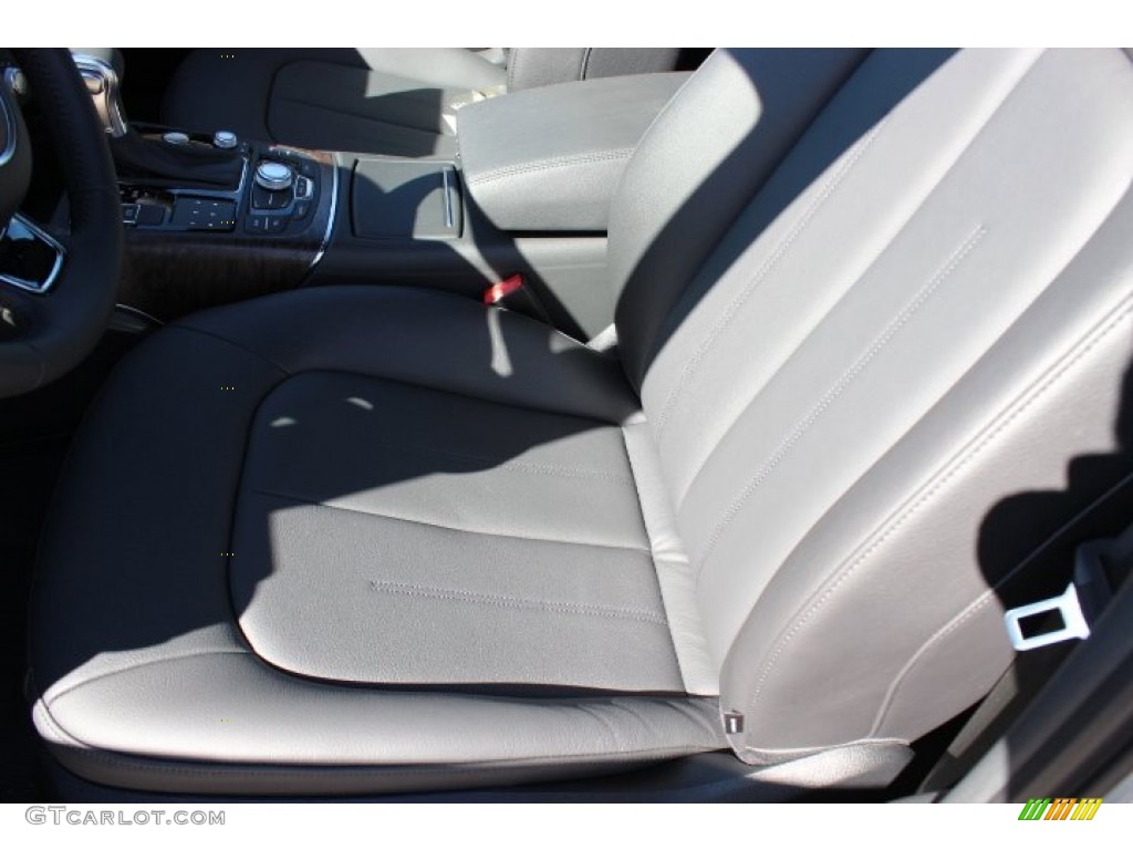 2014 A6 3.0T quattro Sedan - Ice Silver Metallic / Black photo #14