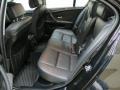 2008 BMW 5 Series Black Interior Rear Seat Photo