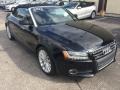 Brilliant Black 2011 Audi A5 2.0T quattro Convertible Exterior
