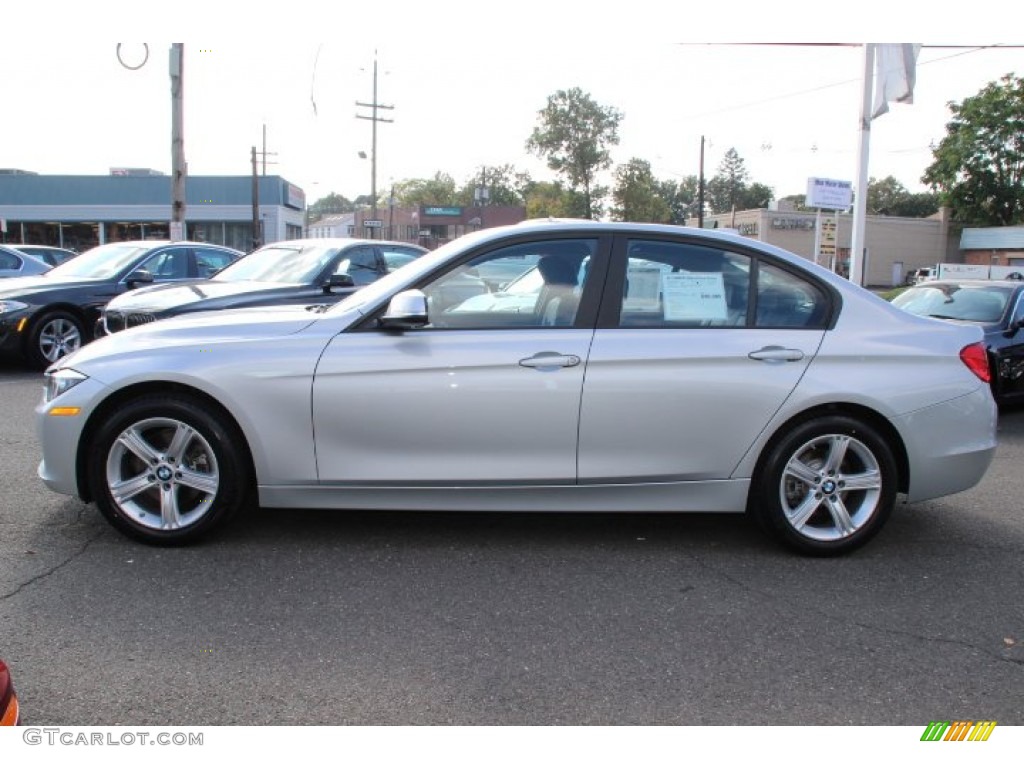 2013 3 Series 328i xDrive Sedan - Glacier Silver Metallic / Black photo #6