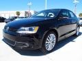 2014 Black Volkswagen Jetta SEL Sedan  photo #3