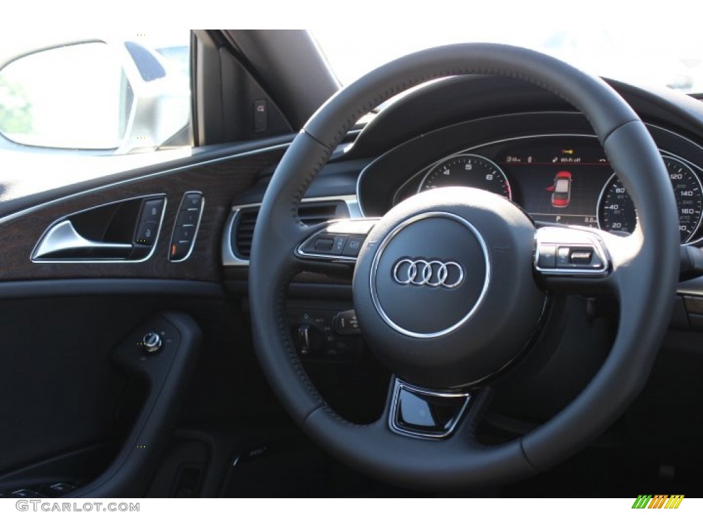 2014 A6 3.0T quattro Sedan - Ice Silver Metallic / Black photo #34