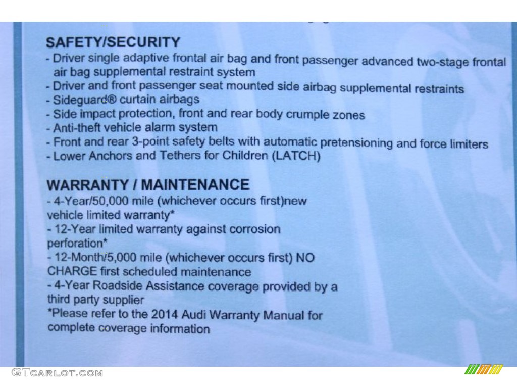 2014 A6 3.0T quattro Sedan - Ice Silver Metallic / Black photo #41