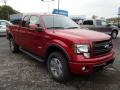 2013 Ruby Red Metallic Ford F150 FX4 SuperCab 4x4  photo #2
