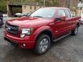 2013 Ruby Red Metallic Ford F150 FX4 SuperCab 4x4  photo #4