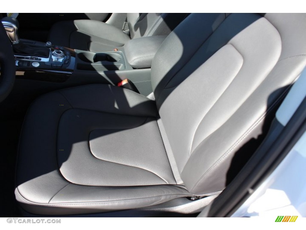 2014 A4 2.0T Sedan - Glacier White Metallic / Black photo #12