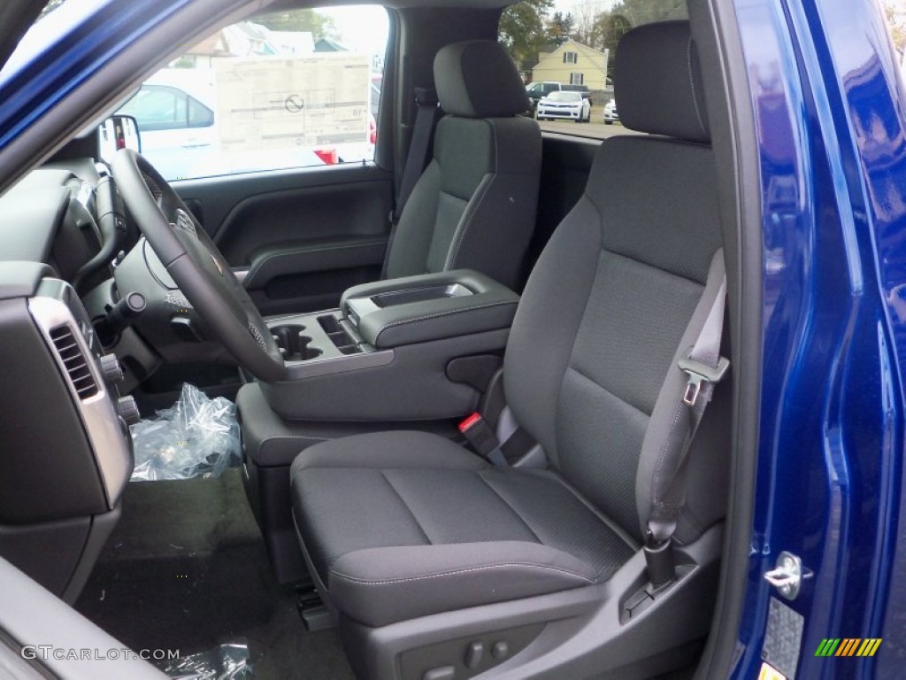2014 Silverado 1500 LT Regular Cab 4x4 - Blue Topaz Metallic / Jet Black photo #16