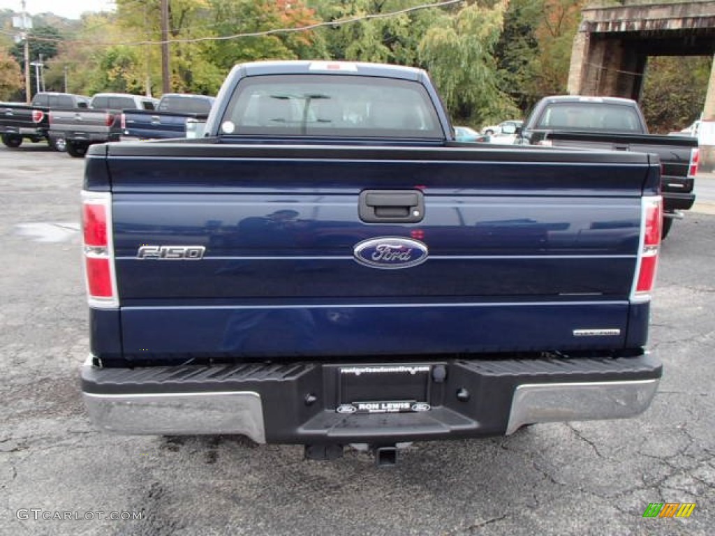 2013 F150 XLT SuperCab 4x4 - Blue Jeans Metallic / Steel Gray photo #7