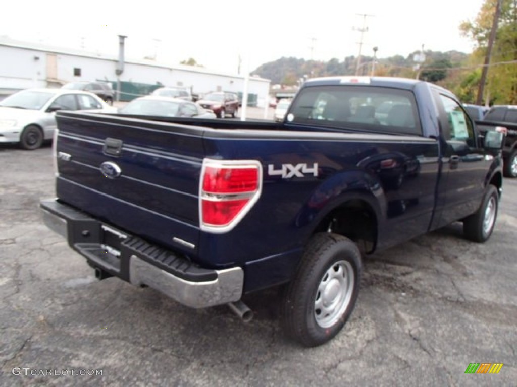 2013 F150 XLT SuperCab 4x4 - Blue Jeans Metallic / Steel Gray photo #8